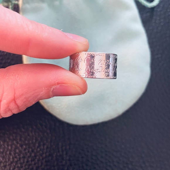Tiffany & Co. Wide Note Ring - Picture 4 of 7